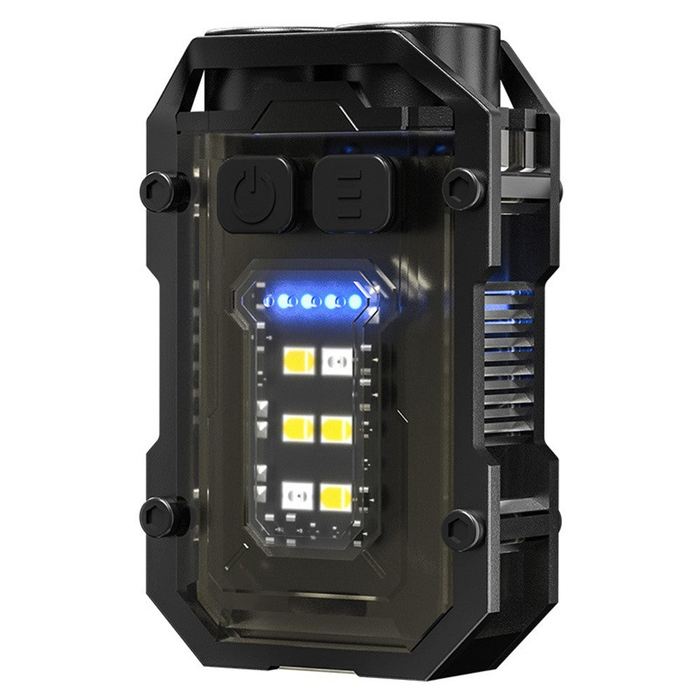 YSD01 Mini Keychain Light Portable Outdoor Flashlight Magnetic Anti-Lost Quick Charge Work Light