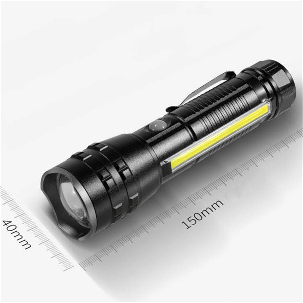 P27 Pen Clip Flashlight High Brightness Outdoor Emergency Torch with Magnetic Base ( No Battery )