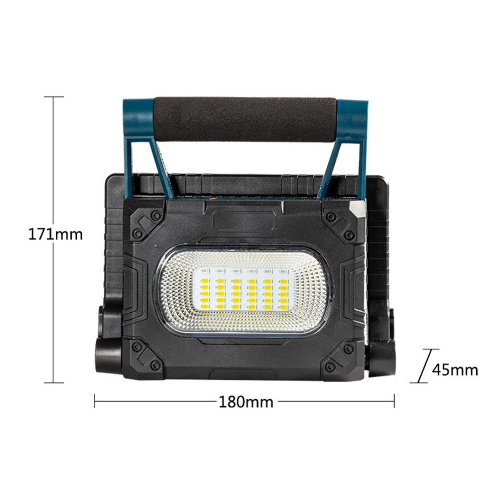 W875-1 Foldable Work Light Solar Powered LED Floodlight Portable Outdoor Emergency Lamp with Stand