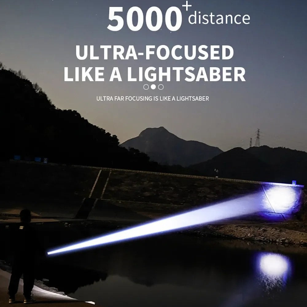 A56 Zoomable Flashlights Waterproof Handheld Rechargeable LED Tactical Flash Light