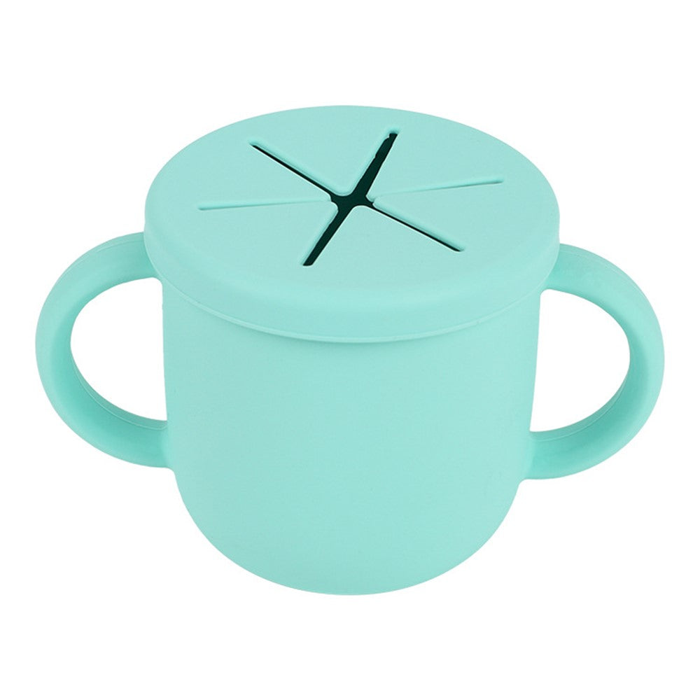 ZP2004C 250ml Toddler Silicone Cup Anti-fall Kids Snack Storage Cup (FDA Certified, BPA-Free)