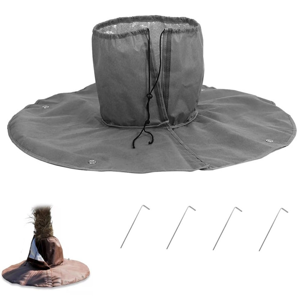 Winter Plant Root Insulation Bag for Tropical Trees 30 x 30 x 100cm Drawstring Protective Cover Anti Freeze Bubble Wrap
