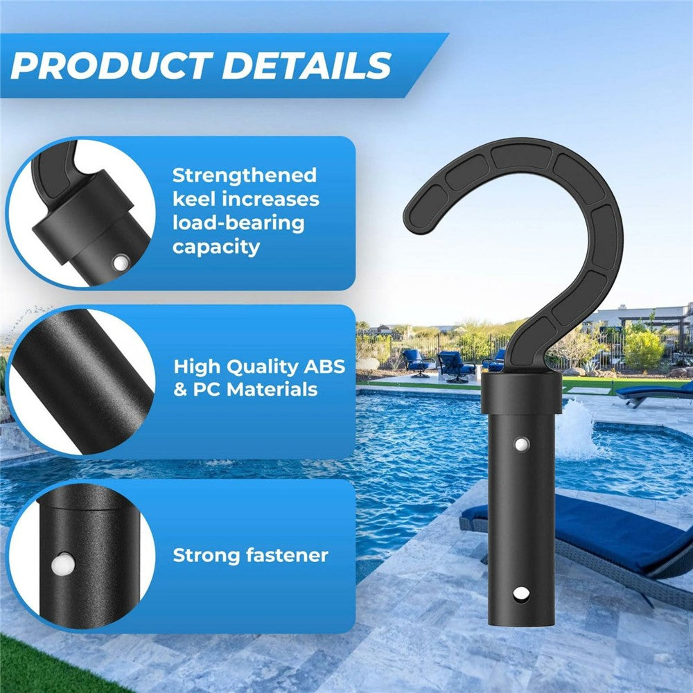 Pool Robot Hook for Retractable Pole Attachment Swimming Pool Cleaner Hanger