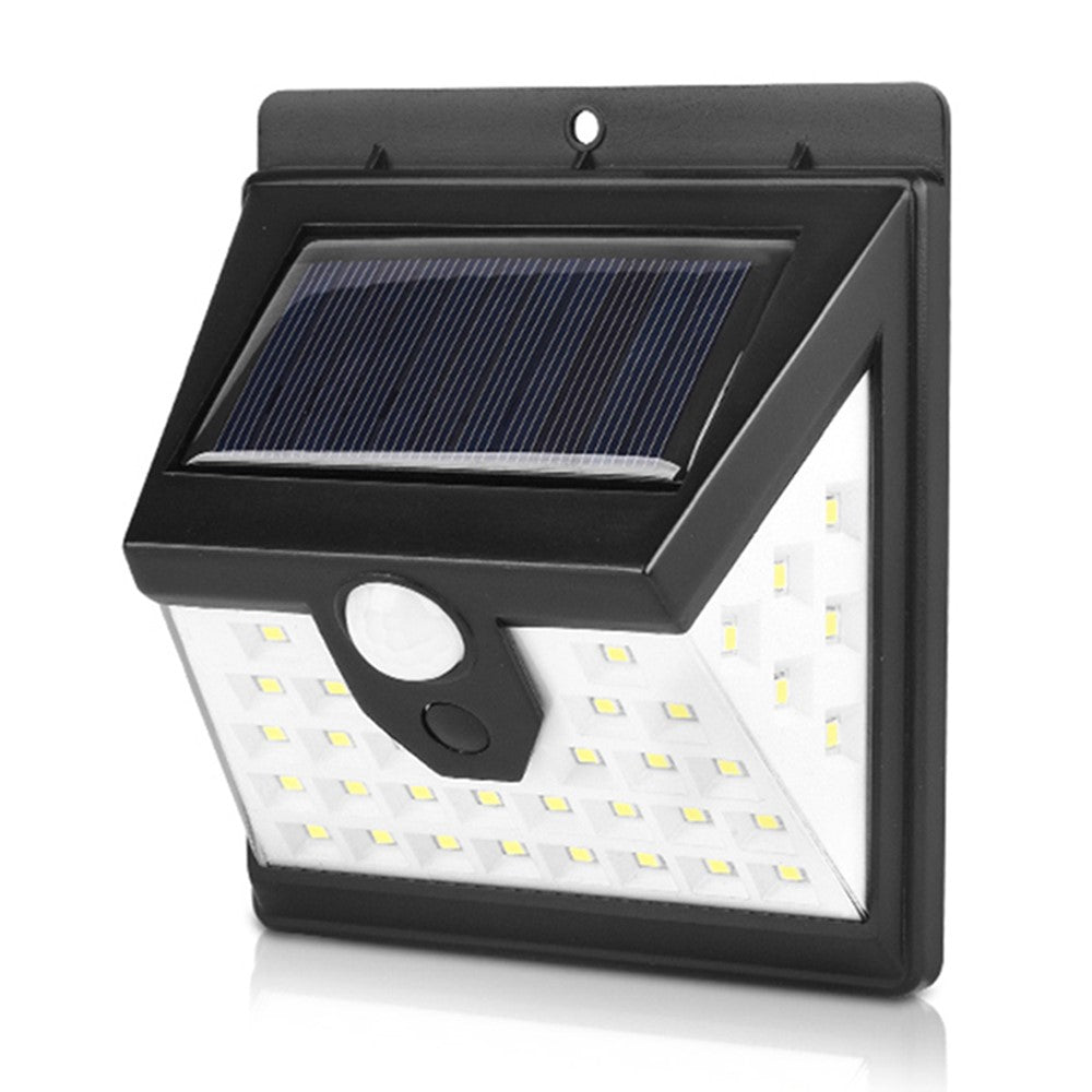 40-LED Solar Powered Motion Sensor Wall Light IP65 Waterproof Outdoor Garden Yard Lamp