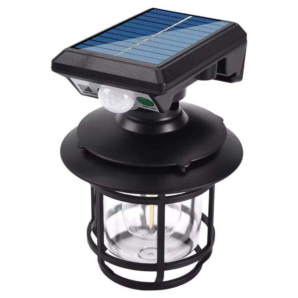 Solar Wall Light Outdoor Waterproof Motion Sensor LED Light with Intelligent Control Three Lighting Modes