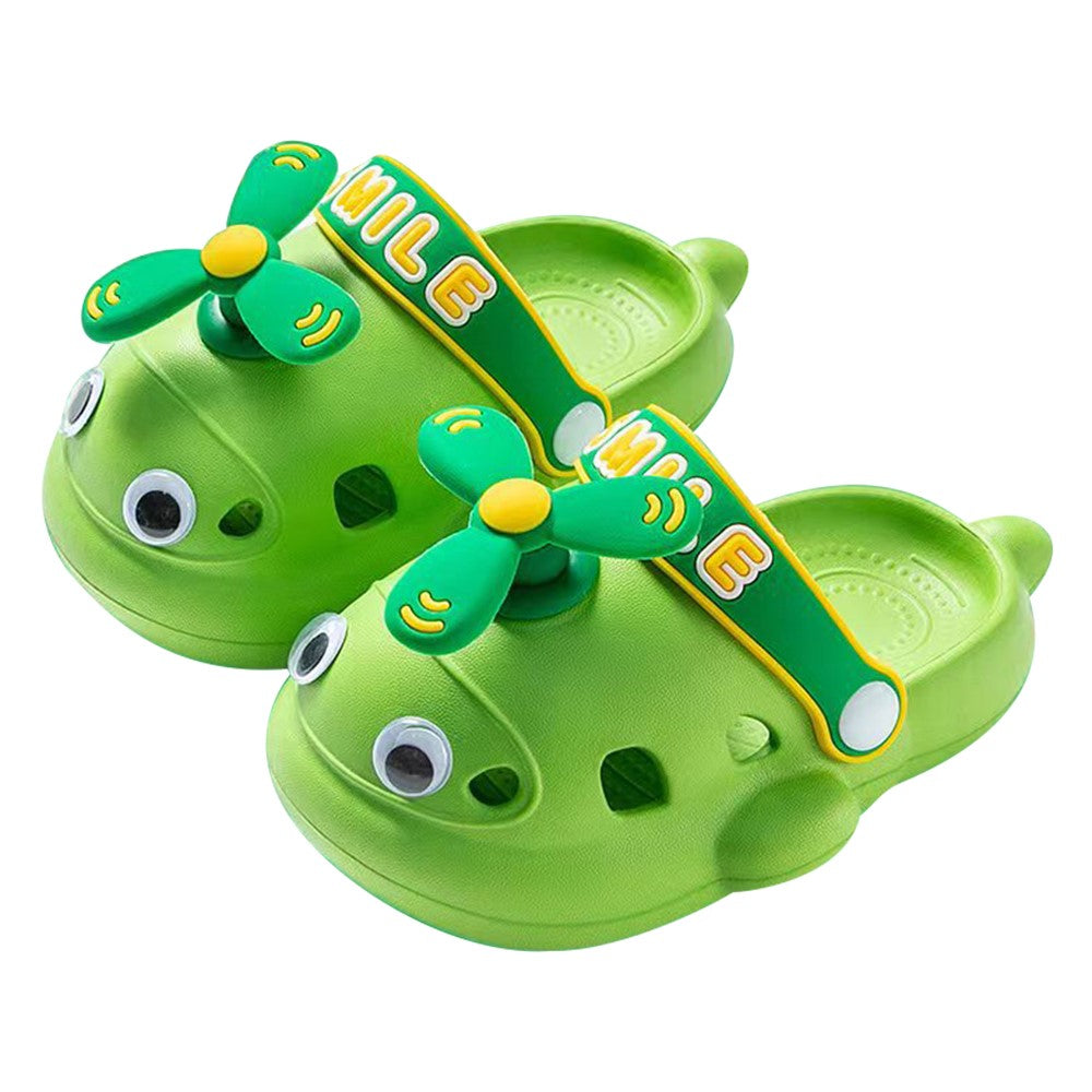Toddler Boys’ & Girls’ Airplane Garden Shoes – Lightweight EVA Beach Sandals & Summer Slippers (1 Pair)