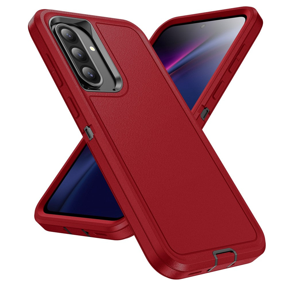 Für Samsung Galaxy A56 5G Hülle: 3-in-1 Stoßfeste Schutzhülle aus PC + Silikon + EVA