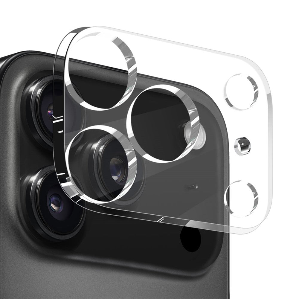 NORTHJO For iPhone 17 Pro Max Case Shockproof TPU Clear Phone Cover with Tempered Glass and Camera Lens Film