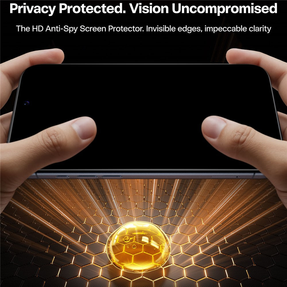 TORRAS Glassgo For iPhone 17 Anti Spy Screen Protector Tempered Glass Private Film with Auto-Align Frame