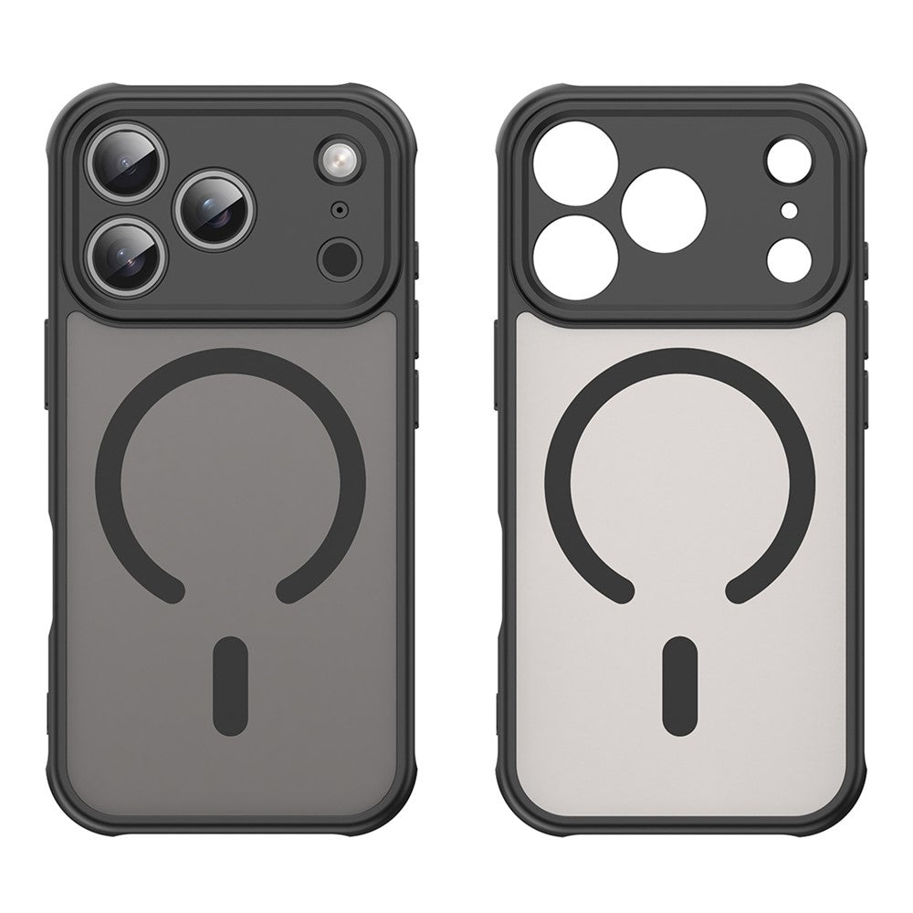 For iPhone 17 Pro Case Compatible with MagSafe Anti Drop PC + TPU Phone Cover