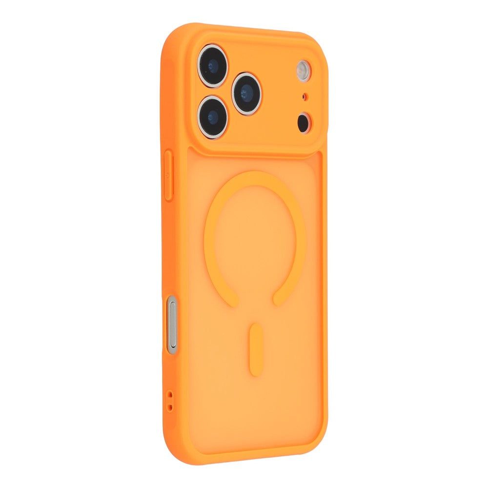 For iPhone 17 Pro Case Compatible with MagSafe Anti Drop PC + TPU Phone Cover