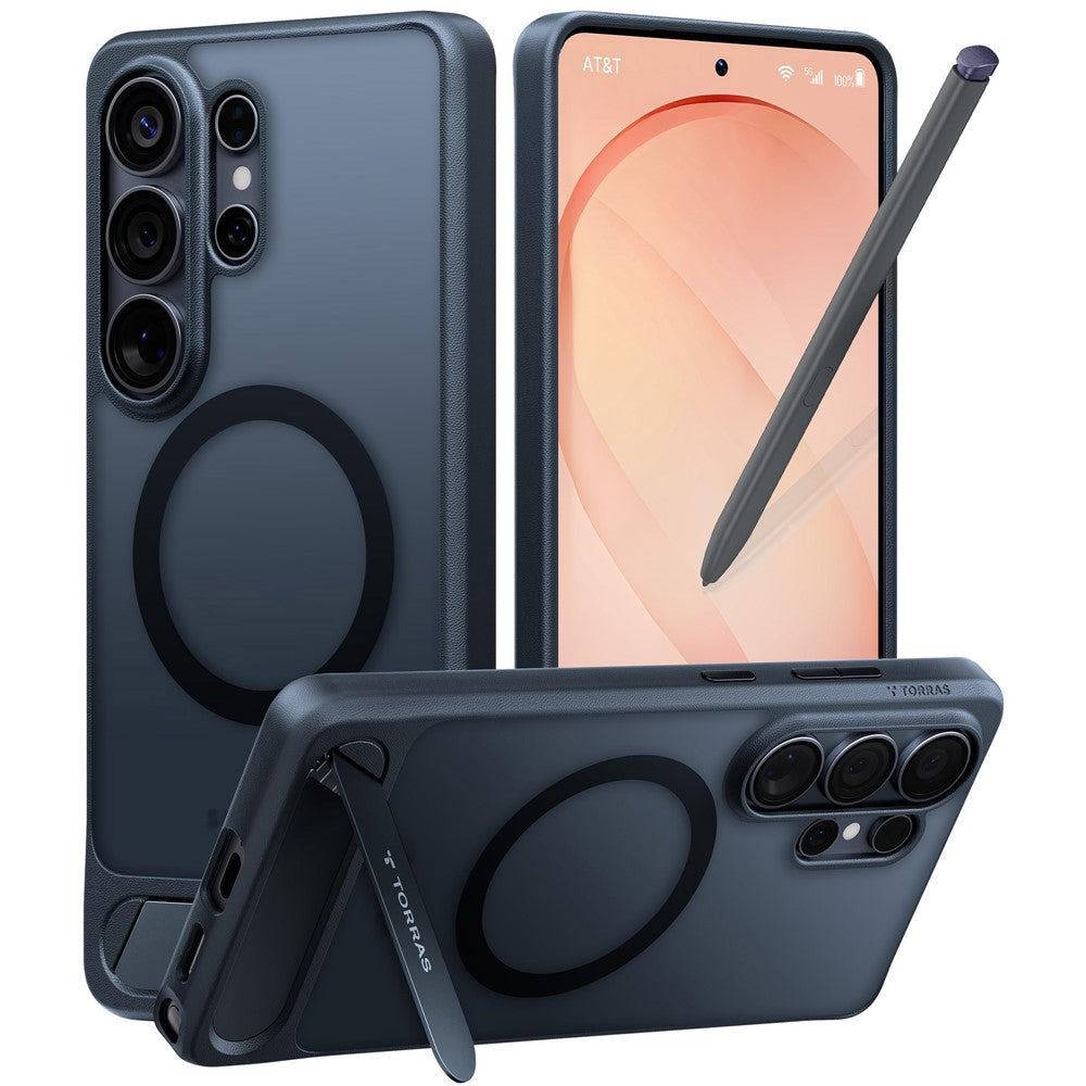 TORRAS Handytasche für Samsung Galaxy S26 Ultra – Ostand L1 Serie mit starkem Magnetkickstand
