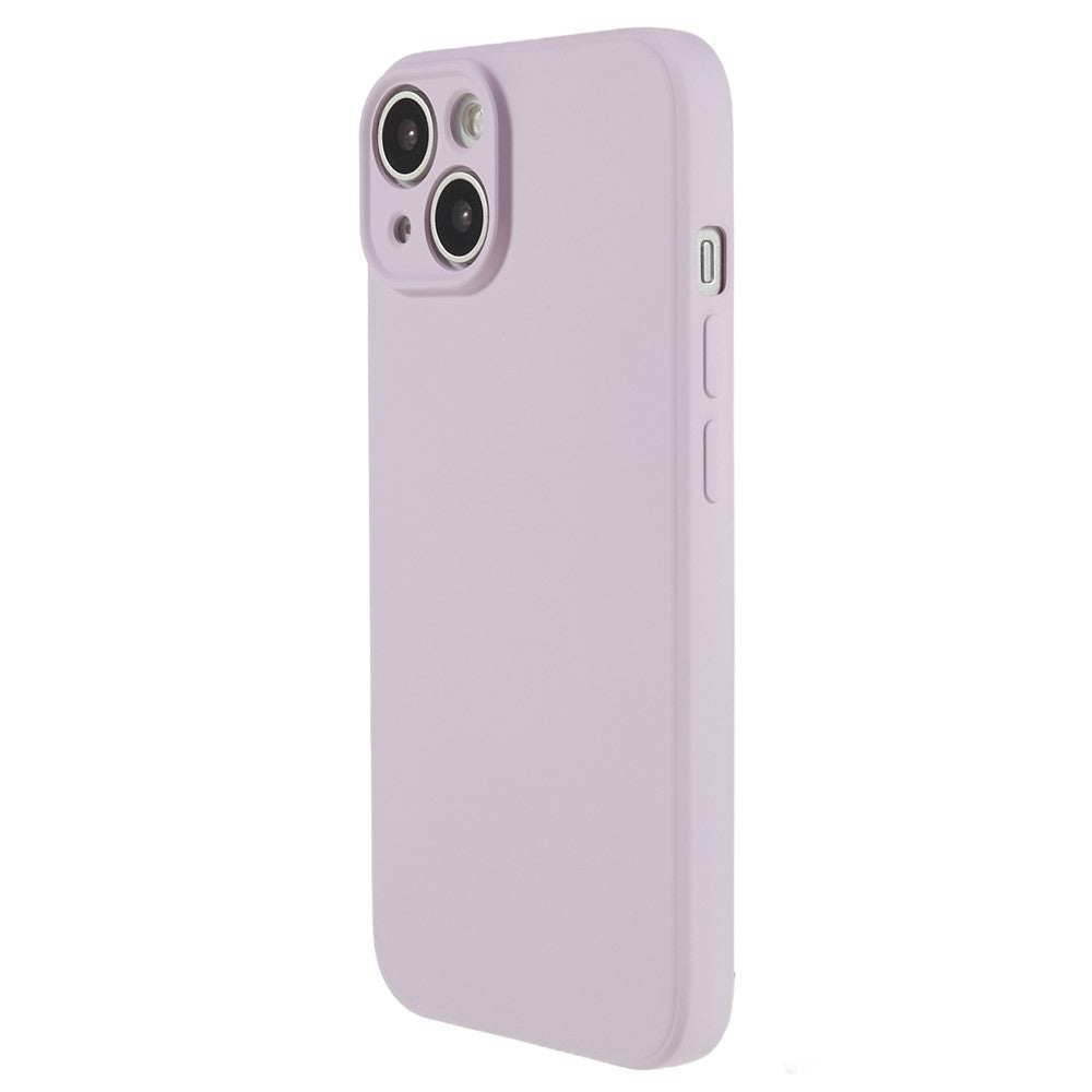 For iPhone 13 6.1 inch Soft TPU Camera Protection Phone Case Soft Fiber Lining Rubberized Cover