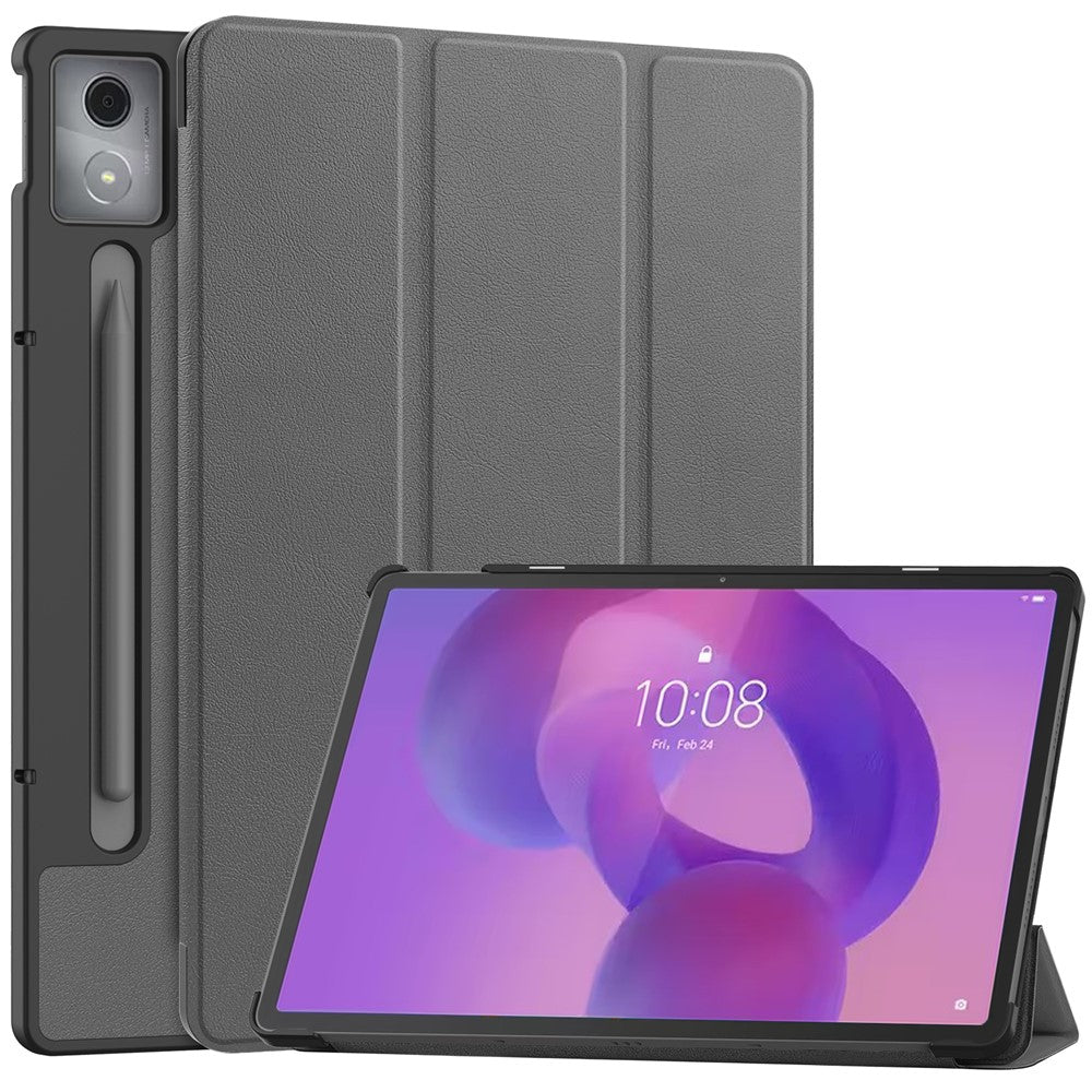 Hülle für Lenovo IdeaTab Pro – Anti-Kratzer Leder-Stand, stoßfest, Schwarz