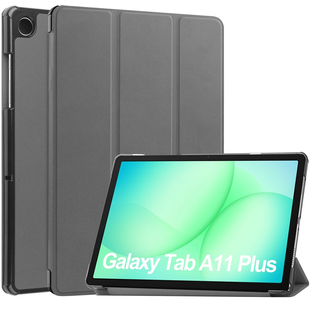 Samsung Galaxy Tab A9+/A11+ Hülle: Leder, Standfunktion, Displayschutz, stoßfest, schlank