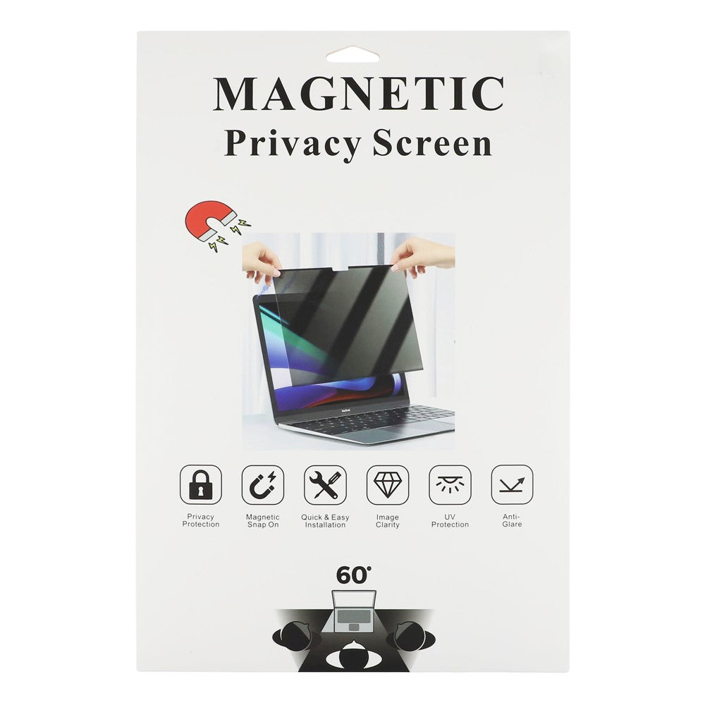 For 14 inch 16:10 Laptop Magnetic Privacy Screen Protector Reusable Anti-blue-ray PET Film, Size: 302 x 189mm