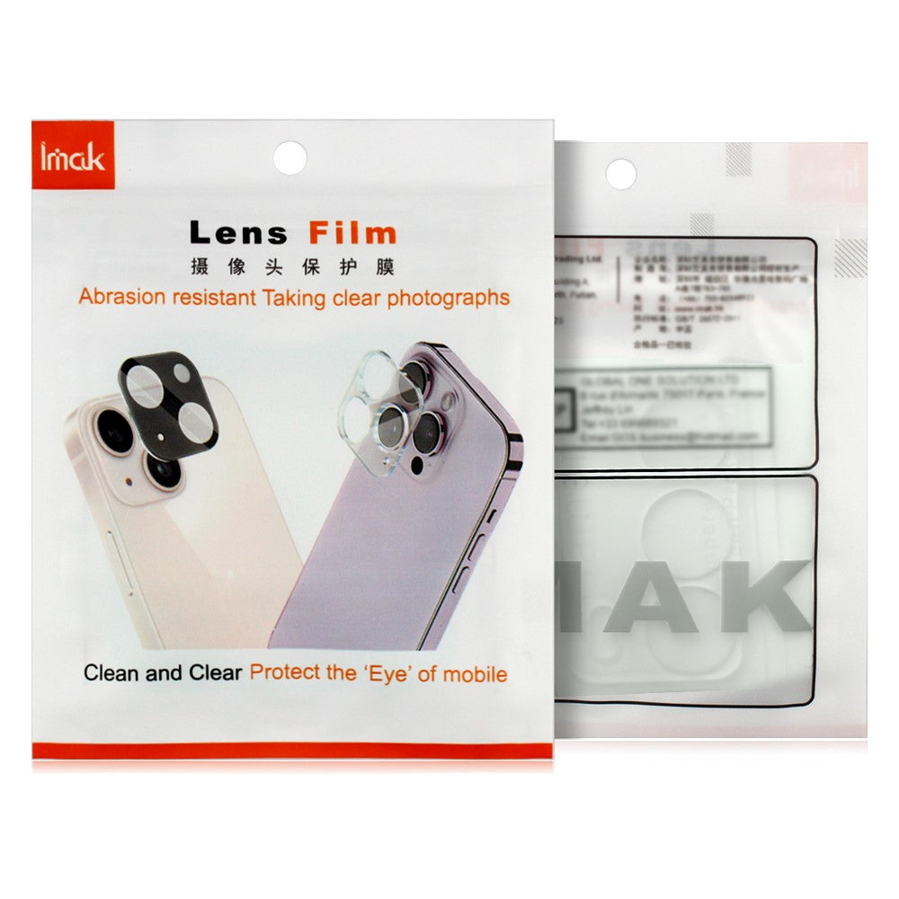 IMAK For Xiaomi Redmi Poco M8 Pro 5G / Note 15 Pro 5G (Global) / Note 15 Pro+ 5G (Global) Tempered Glass Full Coverage Camera Lens Protector + Acrylic Lens Cap