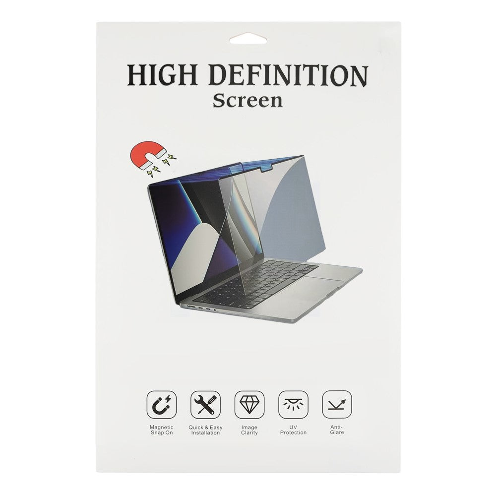For MacBook Neo 13 inch (2026) Full Cover PET Film Magnetic Adsorption Anti Blue Light Matte Reusable Writing Screen Protector