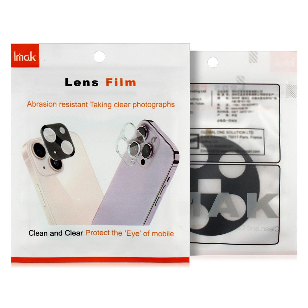 IMAK For Honor 600 5G Tempered Glass Full Cover Lens Film + Acrylic Cap