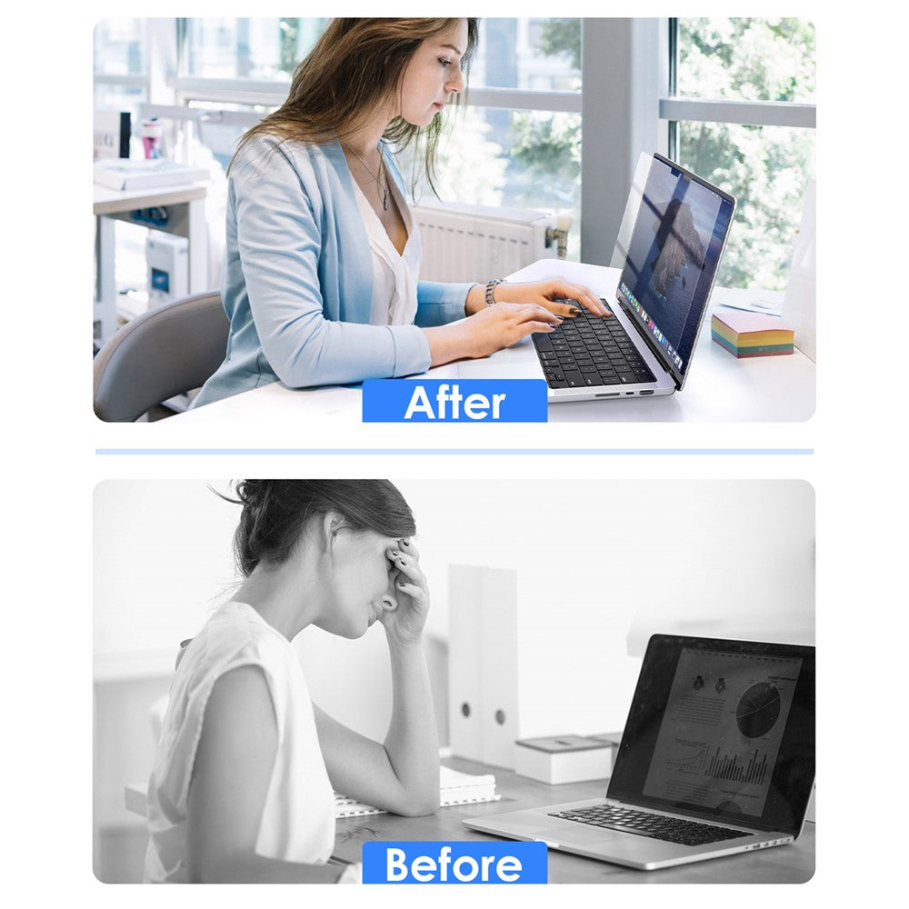 LENTION for Macbook Air 15 inch (2023) M2 A2941 / (2024) A3114 M3 Screen Protector HD Clear Laptop PET Screen Film