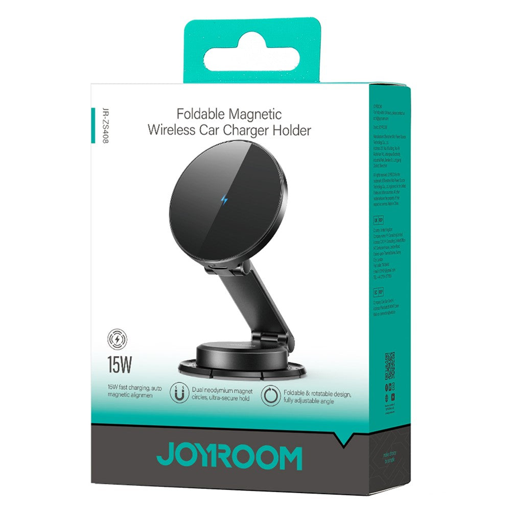 JOYROOM JR-ZS408 15W Magnetische Auto-Ladestation – Faltbar & Kabellos