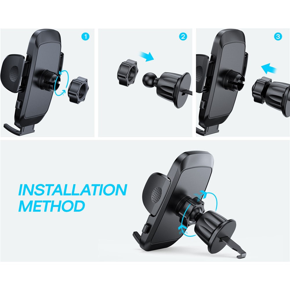 JOYROOM JR-ZS259 Air Vent Hook Car Mount 360 Degree Bracket Holder for 4.7-6.9inch Mobile Phone