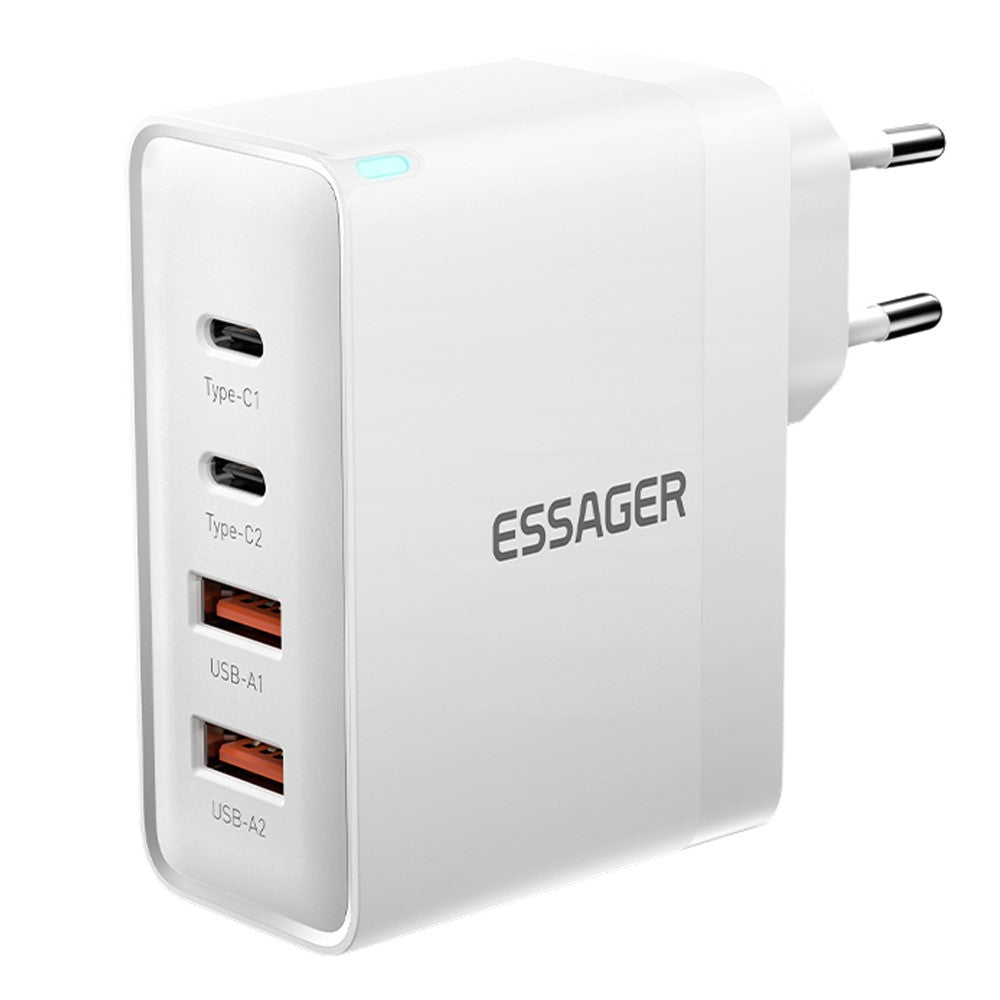 ESSAGER ES-CD37 100W Schnellladegerät mit 4 Ports (2x USB-C, 2x USB-A)