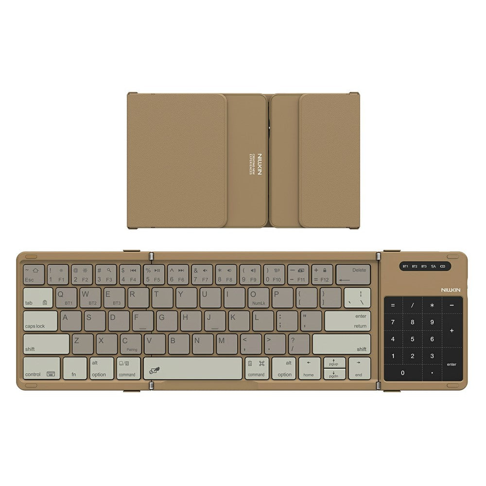 NILLKIN Cube Pocket Keyboard Foldable Bluetooth-Compatible Keyboard with Touchpad for iPad Android Windows