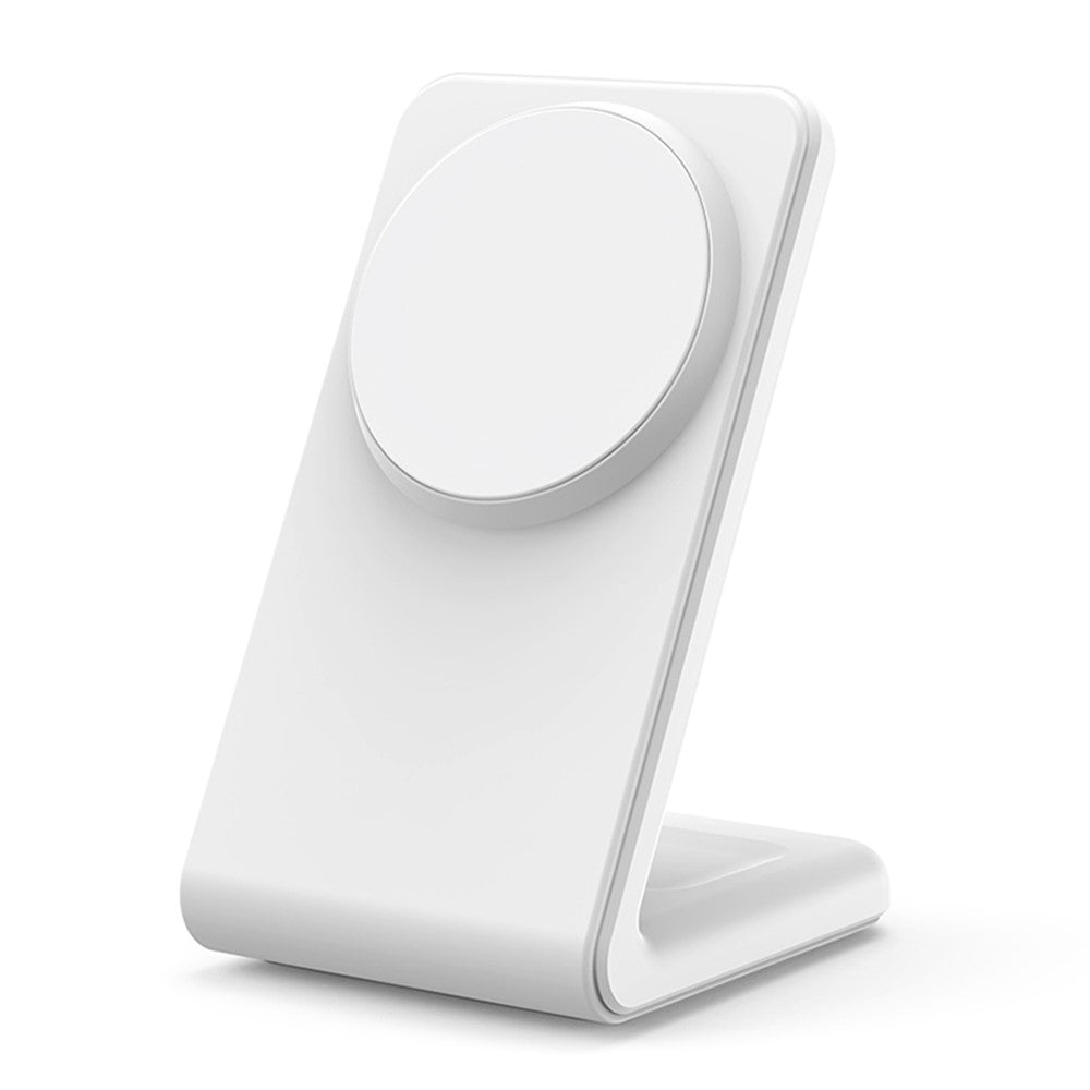 M2A 2-in-1 Magnetic Wireless Charger Vertical Charging Stand for AirPods Pro / iPhone (CE / FCC / ROHS / UKCA Certificate)