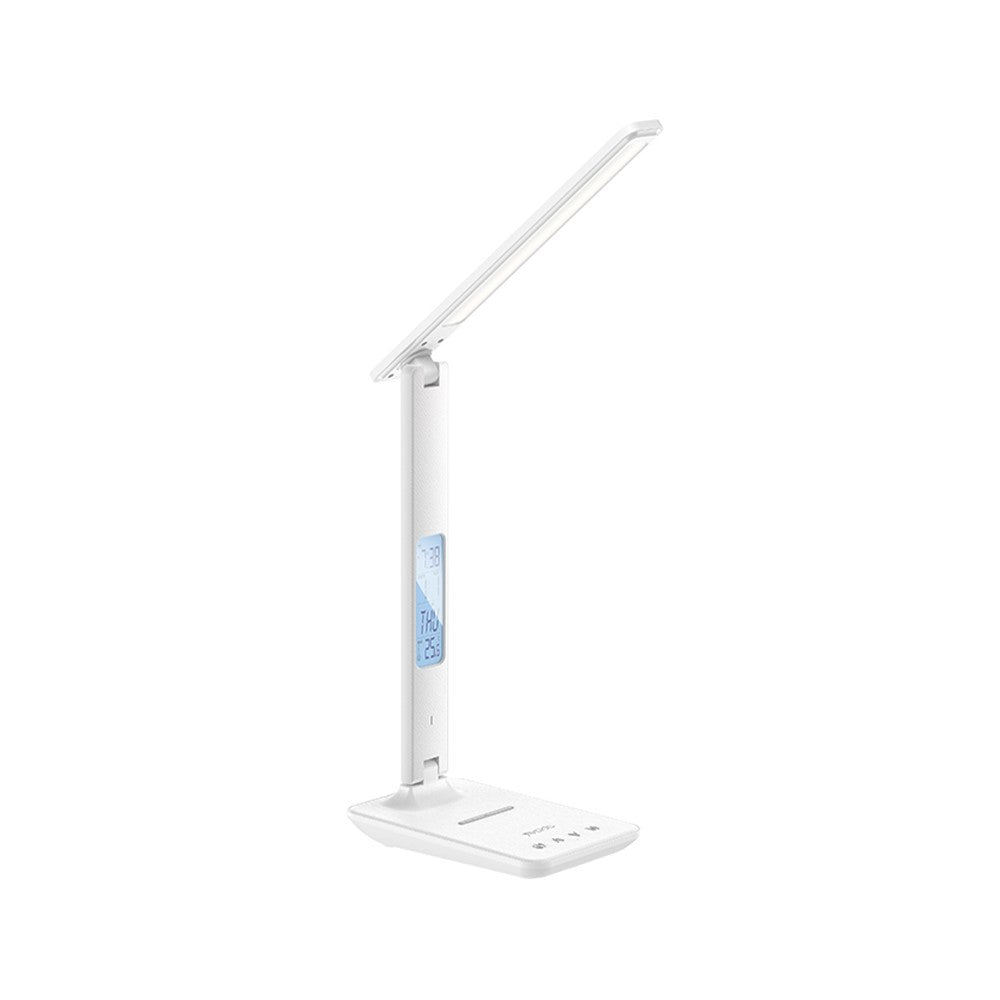 YESIDO DS20 LED Desk Lamp 10W Wireless Charging Function Time Temperature Display Table Light