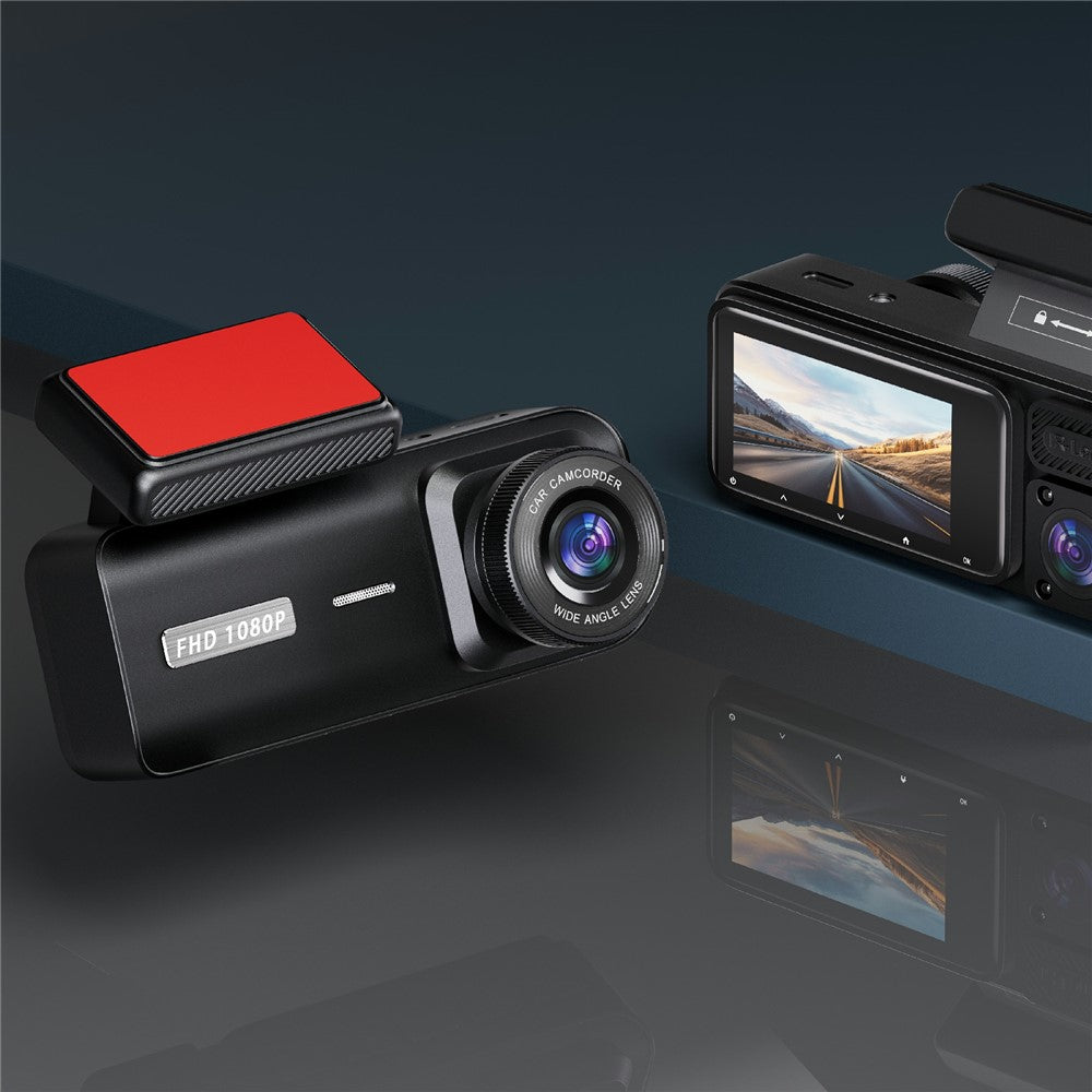 9716 3-Kanal Dashcam mit WiFi, 1080P, Weitwinkel & Nachtsicht