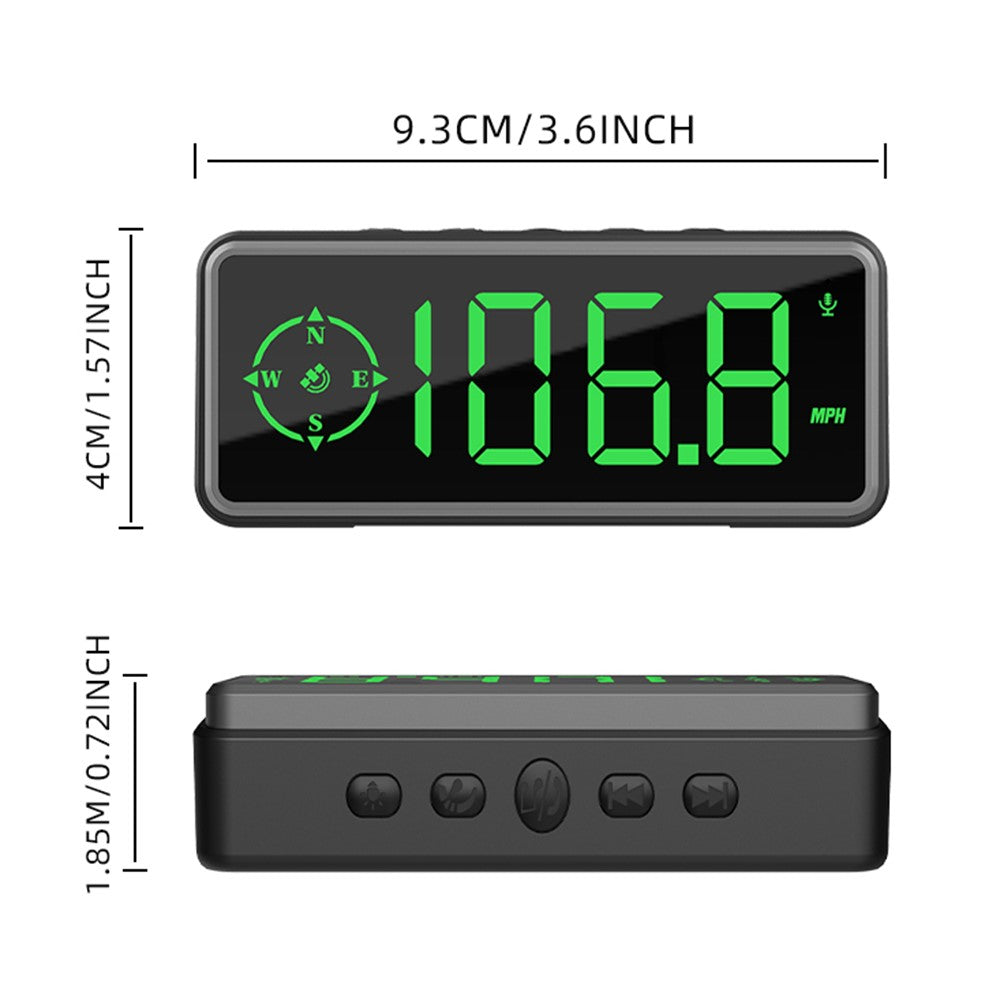 C79 Multifunktions HUD GPS Tacho mit Geschwindigkeitswarnung