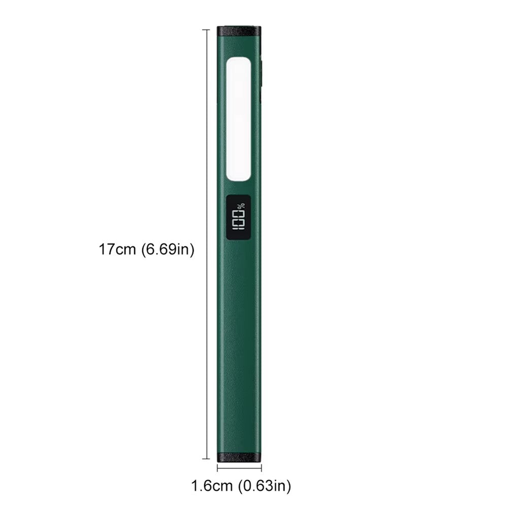 IPX4 Waterproof Mini Pen Light for Camping Work Repair 6 Modes Outdoor Magnetic Flashlight