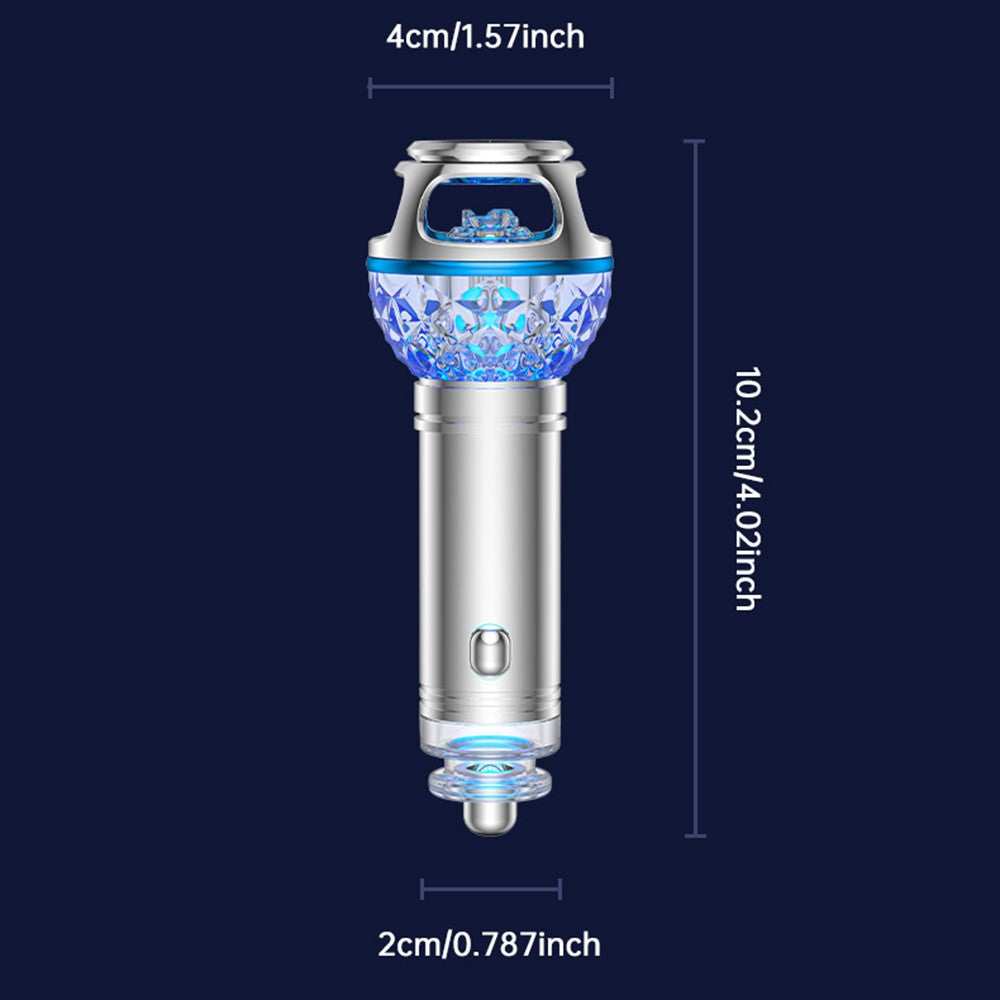 Q1 Car Air Purifier Ionizer Car Air Freshener Gadgets Silent Smoke Odor Removal with Night Light