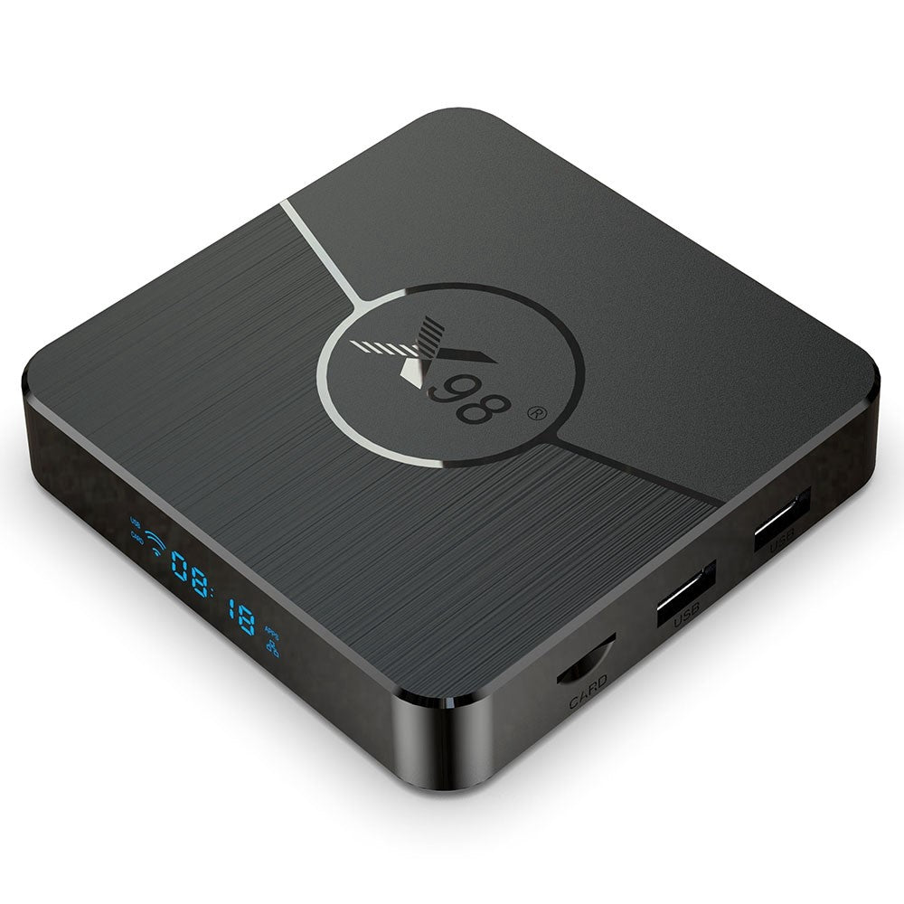X98 Plus 2GB+16GB Android 11 Amlogic S905W2 Smart TV Box 4K 60fps 2.4G/5G Dual Band WiFi 100M Ethernet Media Player