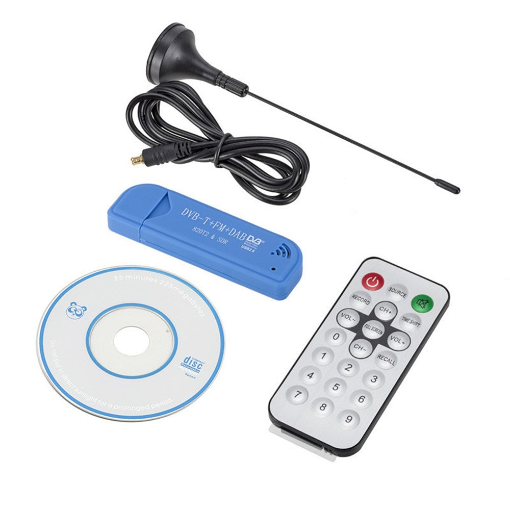USB2.0 SDR+DAB+FM TV RTL2832U+R820T2 DVB-T Stick Portable TV-Stick Support Full-HD 1080P
