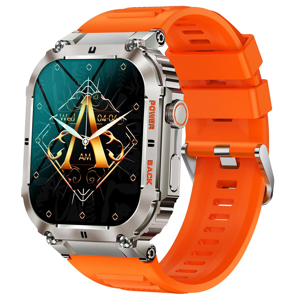 K57 Pro Smartwatch 1,96 Zoll mit Bluetooth-Anruffunktion und Gesundheitsüberwachung