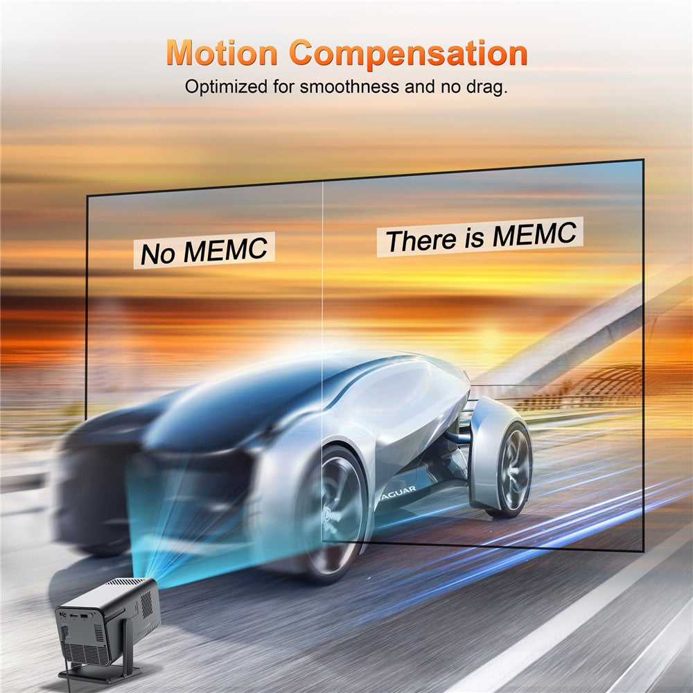HM103-B Dual-Band Bluetooth-compatible 5.0 1080P Auto Focus Projector with 270-Degree Adjustable