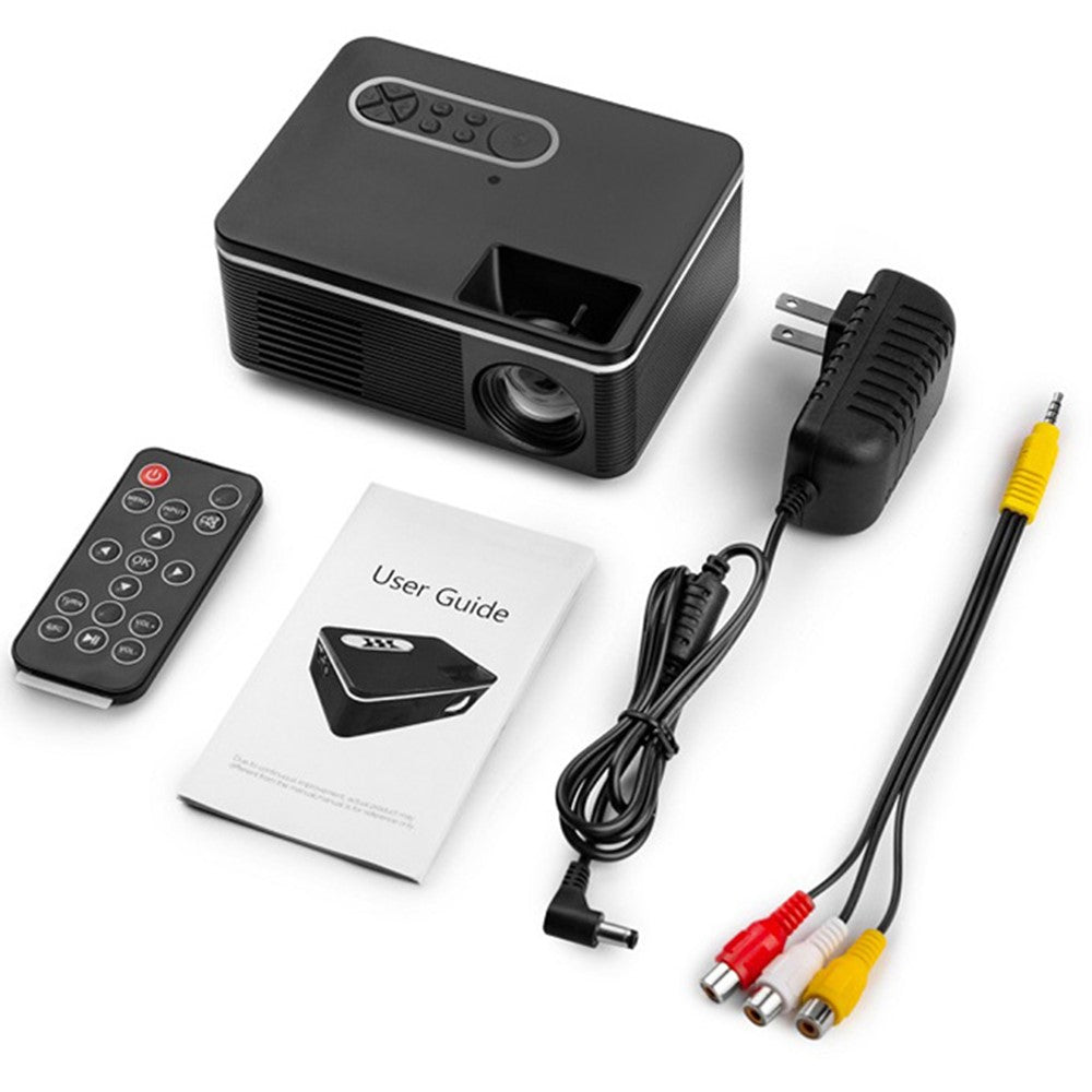 S361 / H90 Portable Mini Projector LED Home Projector Universal Compatibility for Travel / Camping / Bedroom