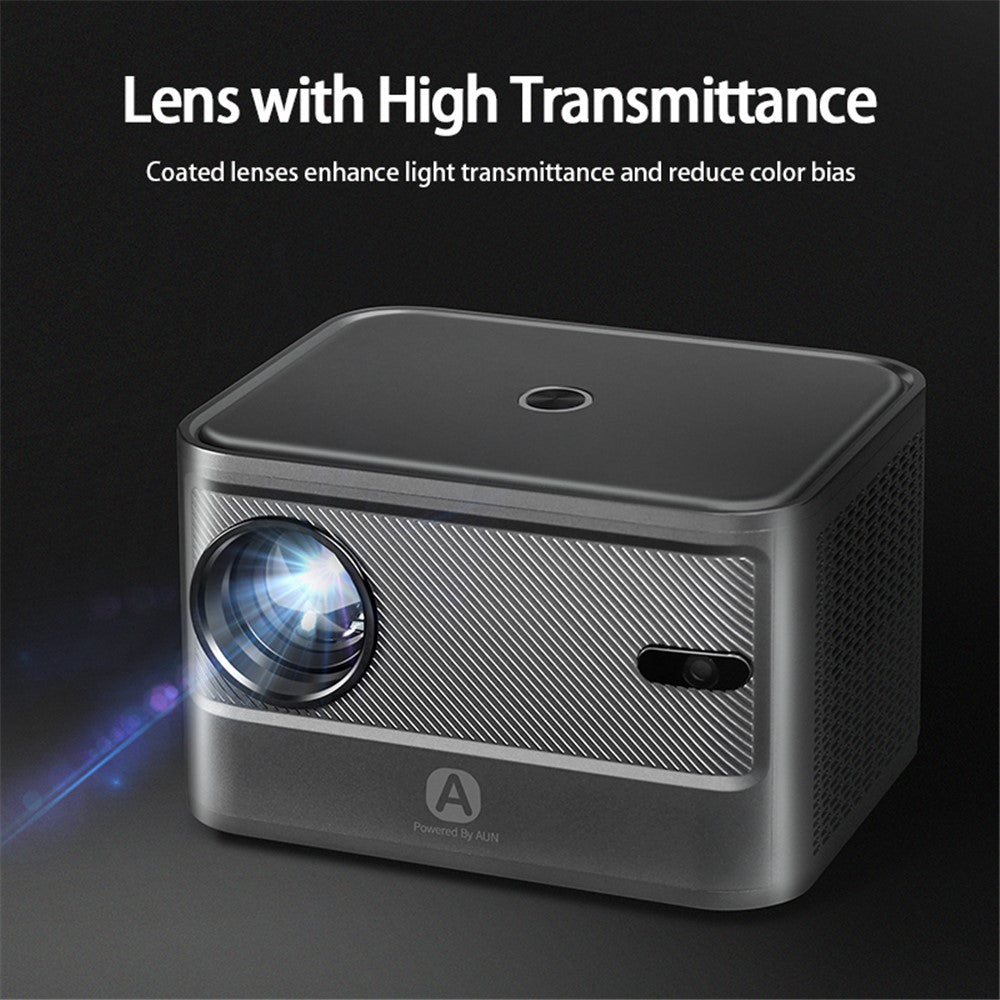 AUN A002 Portable Home Theater Projector Android 9.0 HD Video Screen Mirroring WiFi Bluetooth-compatible LED Projector