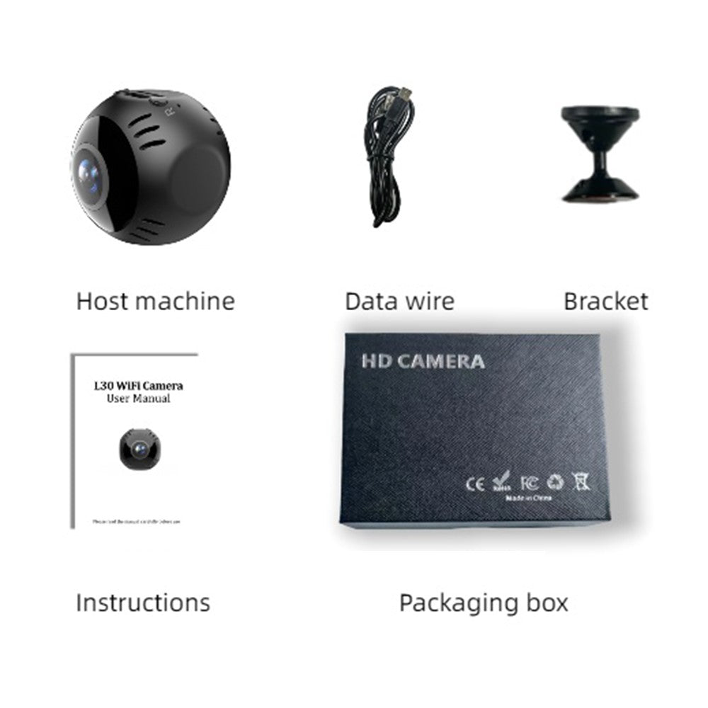 L30 Intelligente WLAN-Kamera - Heimüberwachung mit Live-Wiedergabe, Panoramablick und Handy-Monitoring