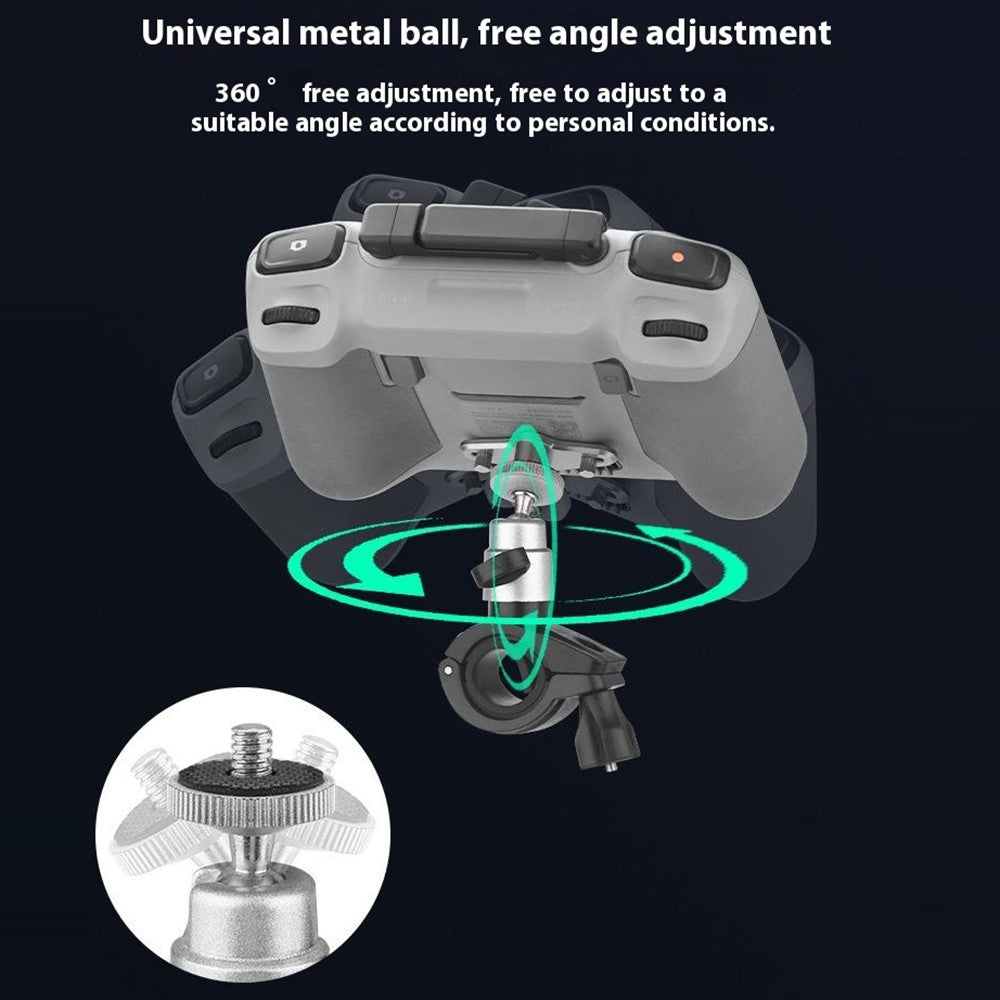 BRDRC Bike Holder Mount for DJI RC2 / RC Remote Controller with Screen Handlebar Fixing Bracket