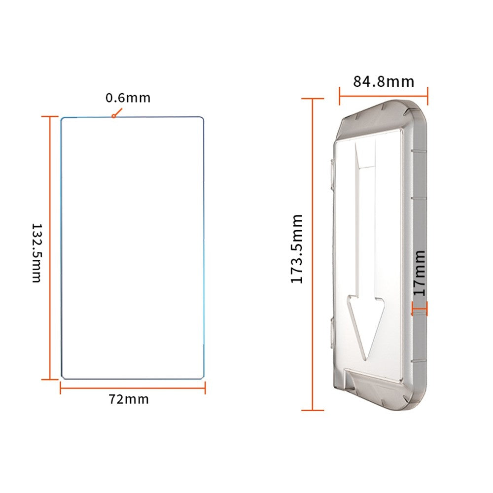 STARTRC 1139983 For DJI RC 2 / RC Remote Controller with Screen HD Tempered Glass Screen Film + Dust Removal Install Tool