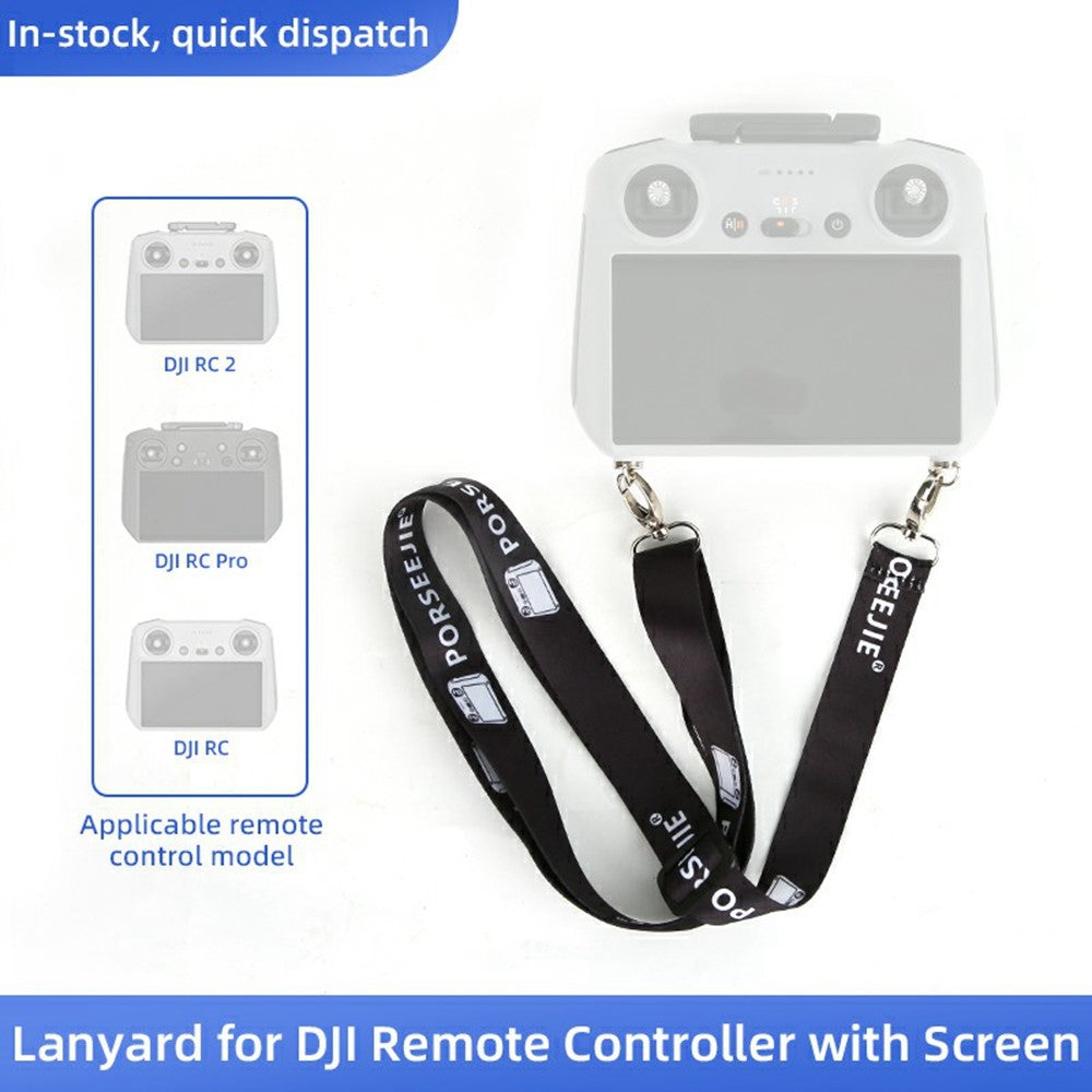 Neck Strap For DJI RC / RC 2 / RC Pro Remote Controller with Screen, Adjustable Shoulder Strap Lanyard