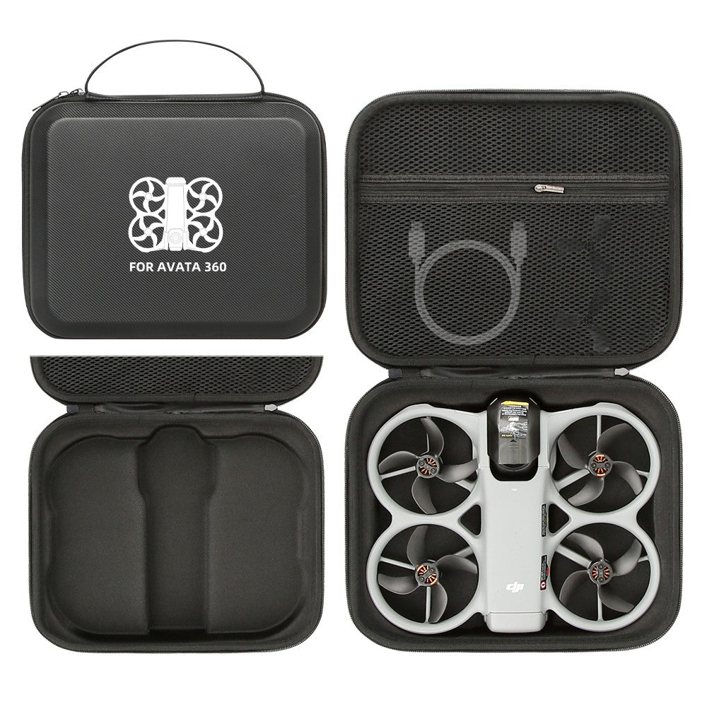 PU Portable Storage Case for DJI Avata 360 Drone Hard Shell Carrying Bag Travel Organizer Drone Protection Handbag