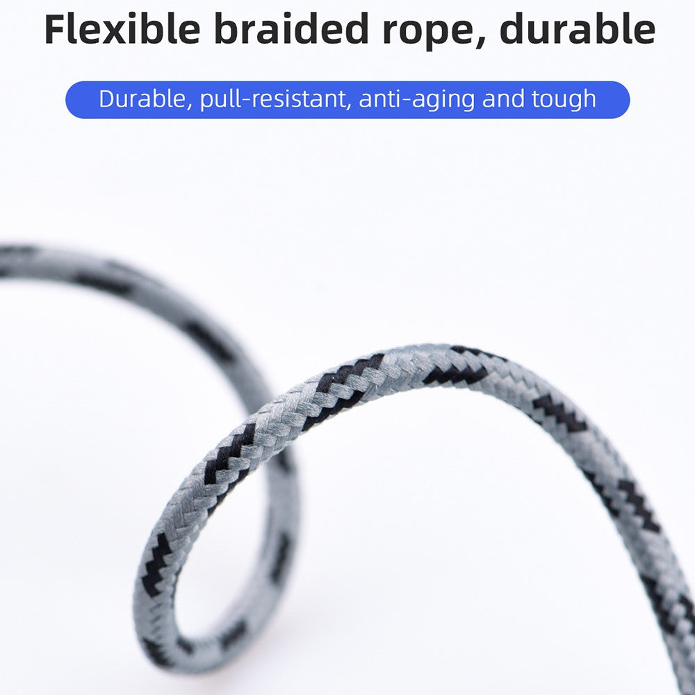 EWB8463 15cm Remote Control Data Wire Nylon Braided for DJI Mavic Air 2/Mini 2/Pocket 2/Osmo Pocket