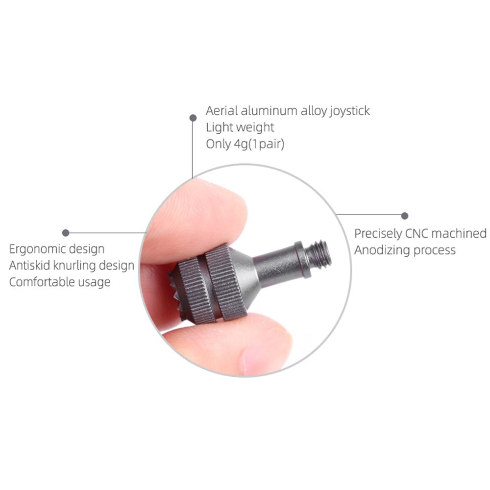 SUNNYLIFE YG9301 1 Pair Thumb Rocker Aluminum Alloy Control Joysticks for DJI Mavic 3/Air 2S/Mini 2/Mavic Air 2/Mavic 2 Remote Controller