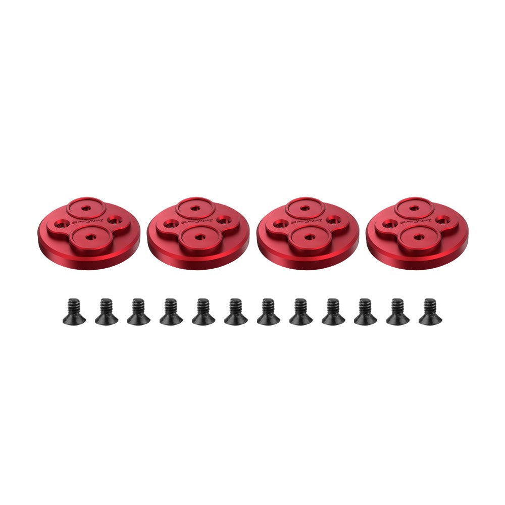 SUNNYLIFE Q9265 4Pcs/Set Motor Cover Aluminum Alloy Motor Cap Dust Cover Protector for DJI Mini SE/Mini 2/Mavic Mini