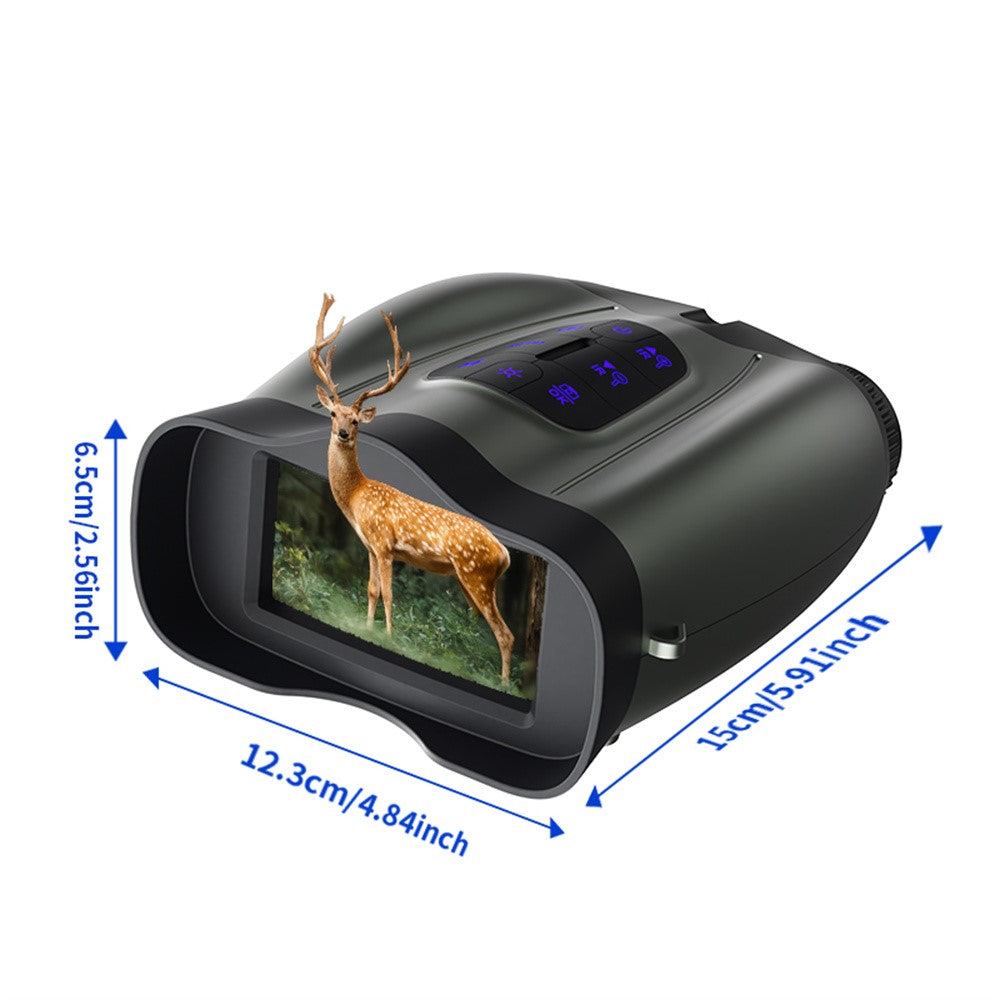 4K Night Vision Binoculars 4.5 Inch Screen 16X Digital Zoom 5000mAh IR Infrared Digital Telescope Camera for Hunting Wildlife
