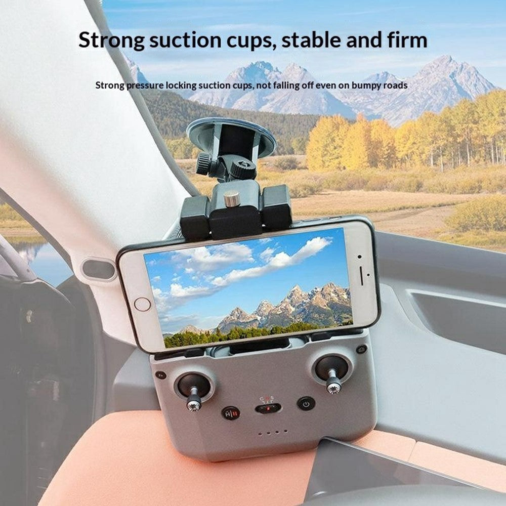915658 Car Windshield Suction Cup Mount for DJI RC-N1 / RC-N2 / RC-N3 Remote Controller Phone Holder Stand